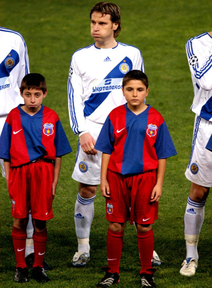 Florin Cernat, în tricoul celor de la Dinamo Kiev