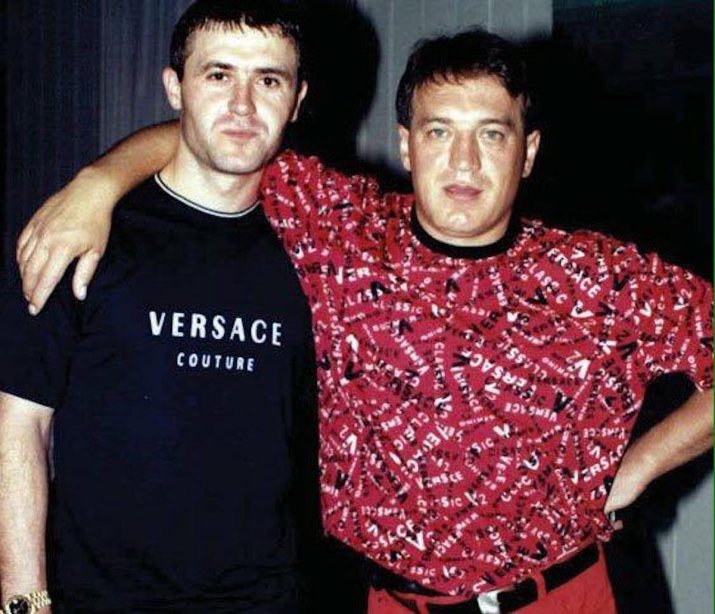 Sretko Kalinic, zis "Beli", și Dušan Spasojević, zis "Albanezul", doi dintre liderii clanului Zemun
